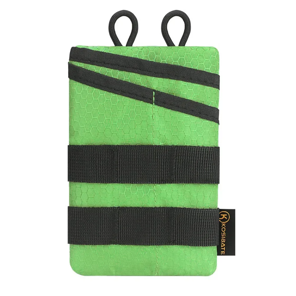 Lightweight EDC Mini Tool Pouch Oxford Small Tool Storage EDC Pouch Foldable Wear Resistant Organizer for Camping Hiking Sports 4