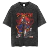 Hot Anime Hunter × Hunter GON FREECSS Print Tshirt Men Women Oversized T-shirts Manga T Shirt Harajuku Male Washed Cotton Tshirt 5