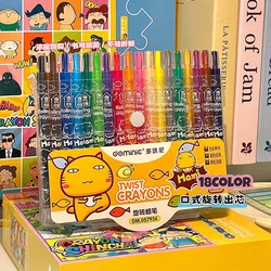 Vibrant Washable Crayons for Kids - Bulk Set for Creative Arts & Crafts, Perfect for Back to School Supplies (18 colors)