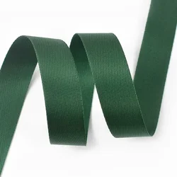 Versatile Nylon Webbing Strap - Decorative Ribbon for Crafting and Accessories (Green)