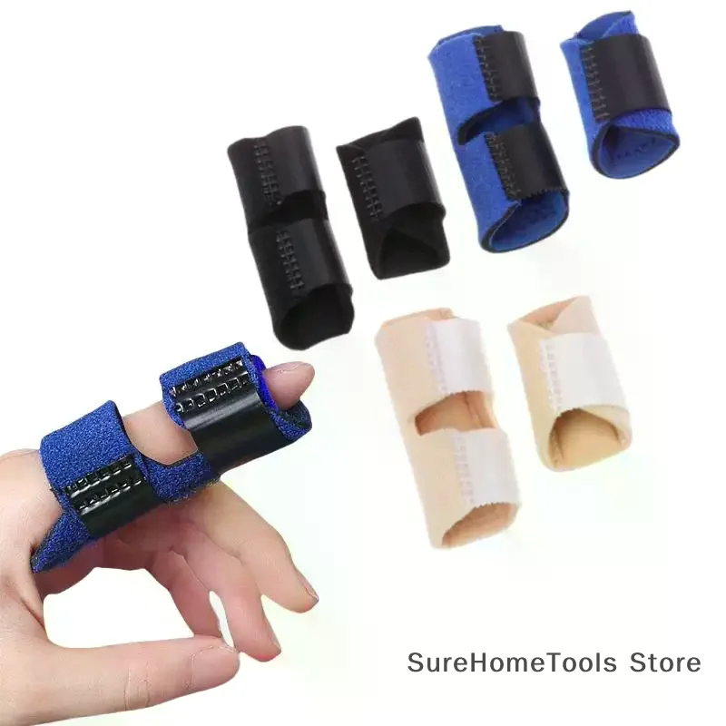 5PCS Unisex Sports Finger Support Set Broken Finger Straightening Knuckle Fixation Protective Gear Adjustable Finger Gloves