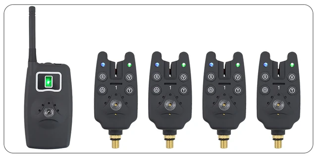 Hirisi Set di allarmi per pesca alla carpa wireless Indicatore di