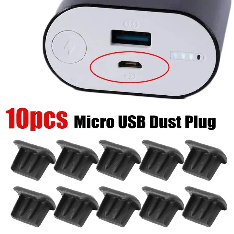 Tapones antipolvo Micro USB, puerto de carga Universal Android, cubierta protectora de tapón antipolvo para Xiaomi, Samsung, Mini, Android, tapa a prueba de polvo