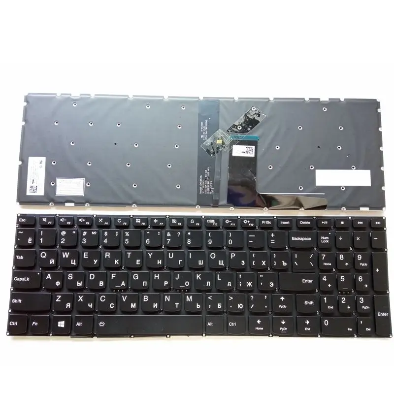 Nuova Tastiera Russa Ru Per Lenovo Ideapad 310-15 510/90-15 310-15Isk 510-15Isk 510-15Ikb V110-15Iap V110-15Ikb V110-15Isk V310-15