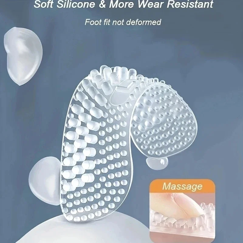 Heel Grips Upgrade Silicone Heels Anti Slip Cushions Non-Slip Inserts Pads For Men Women Foot Care Protector