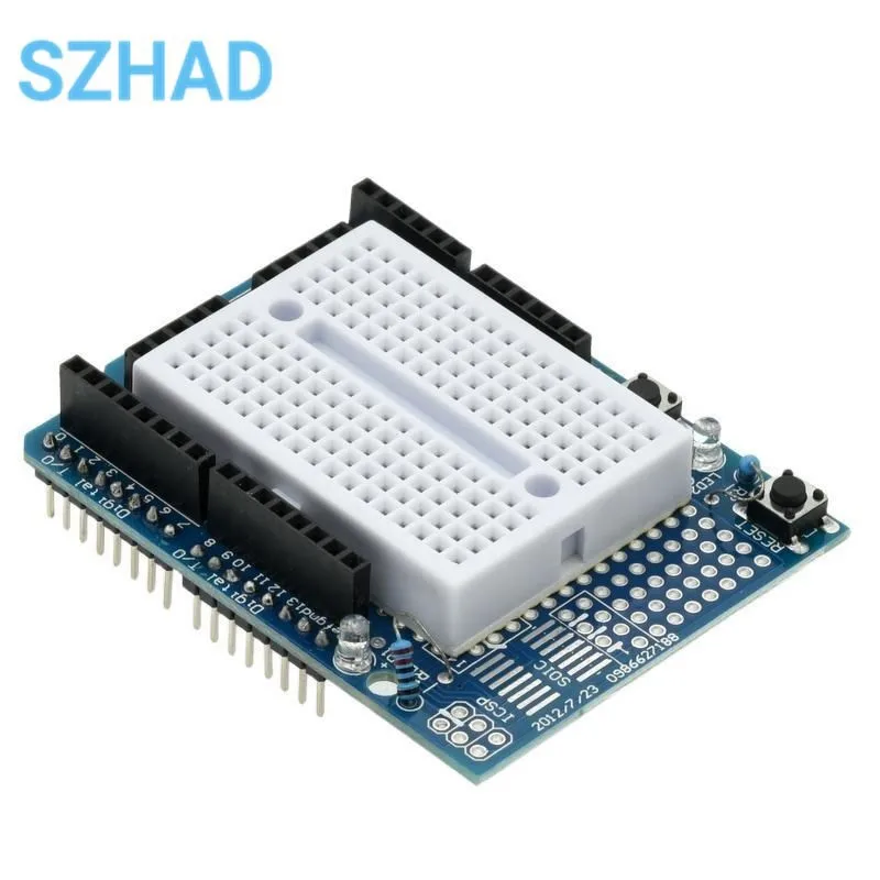 Smart Electronics UNO Proto Shield Prototype Expansion Board with Mini Breadboard
