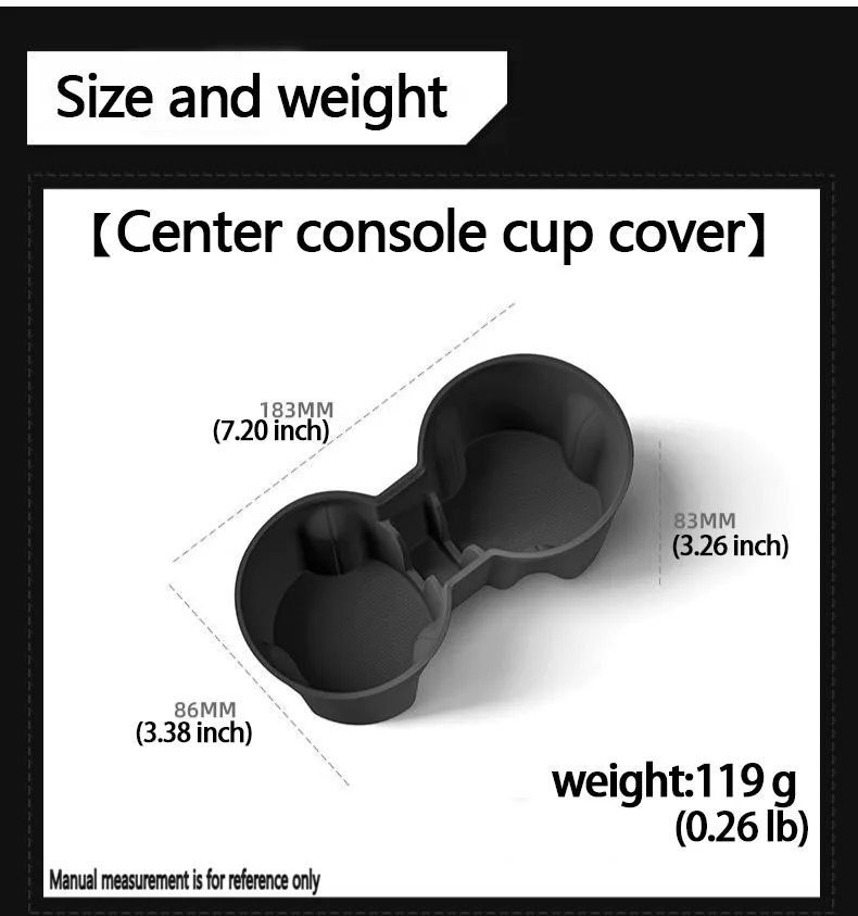 For Tesla Model Y Juniper 2025 Interior Accessories Cup Holder Silicone Center C