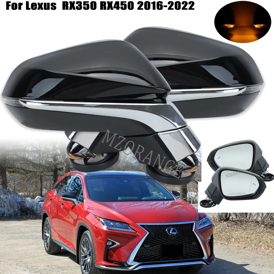 レクサスrc350右側ドアミラー lexusサイドミラー 延びる