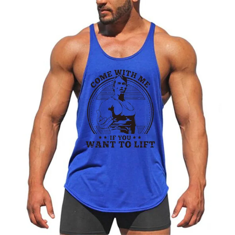 Brand Vest Muscle Sleeveless Singlets Fashion Workout Sports Shirt Mens Bodybuilding Fitness Top Men Gym Tank  Clothing