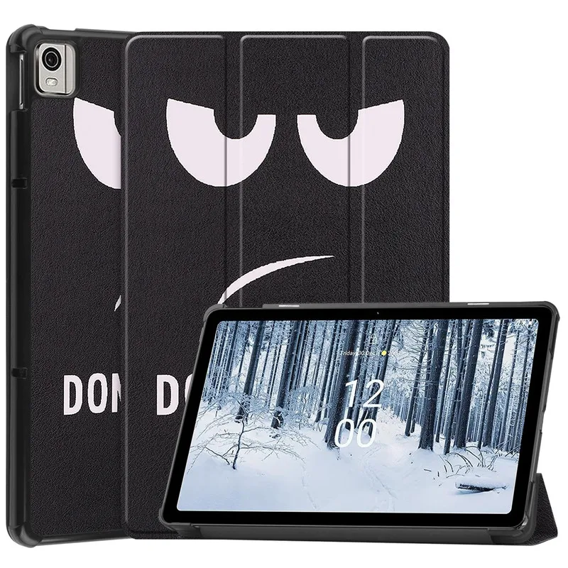 tri-dobrável suporte magnético flip capa para funda