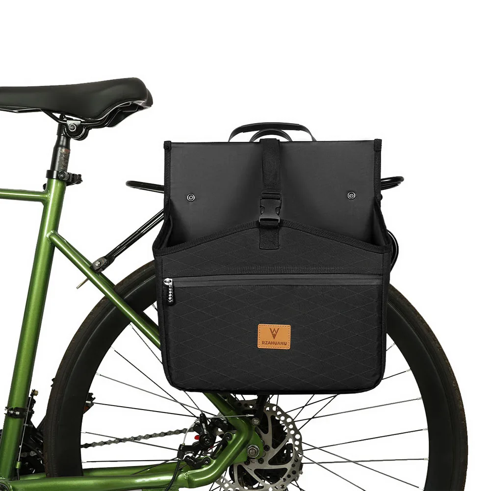 Bicycle Bag for Pannier Rack with Adjustable Cord Carry Bag Waterproof Bicycle Bag for MTB Road Bike E-Bike