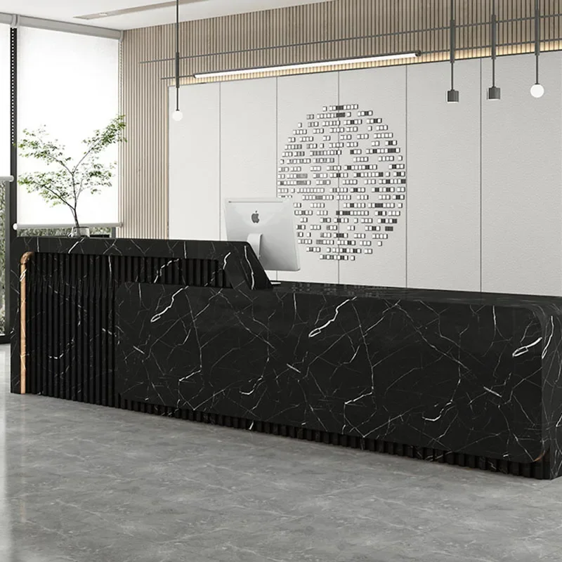 Cash Register Business Reception Counter Shop Desk Motion Office Desks Folding Wall Table Computer Tables Hallway Bellezza