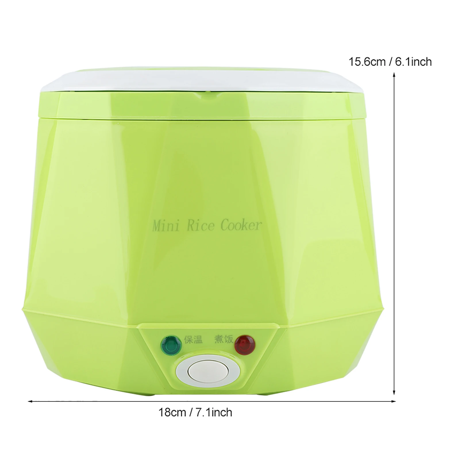 24V Electric Rice Cooker 1.6 L Portable Multifunctional Cookint Pot Food Steamer for Truck Electric Rice Cooker 140W 6