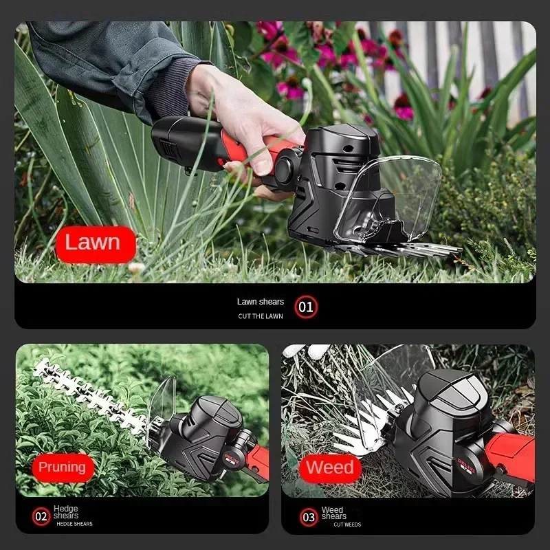 Versatile and Lightweight Lithium-Ion Cordless Grass Trimmer for Efficient Lawn Maintenance 4