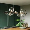 New Foam Led Chandelier Long G9 For Table Dining Room Kitchen Bar Pendant Lamp House Decor Lusters Suspension Design Lighting 1