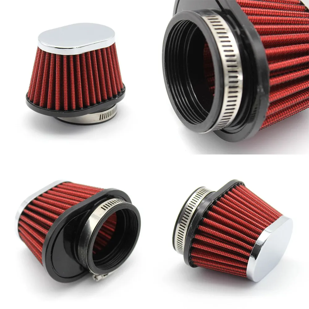 Motorcycle air filter cleaner motocross air filter For Carburetor Scooter Accessories 51mm 55mm 60mm