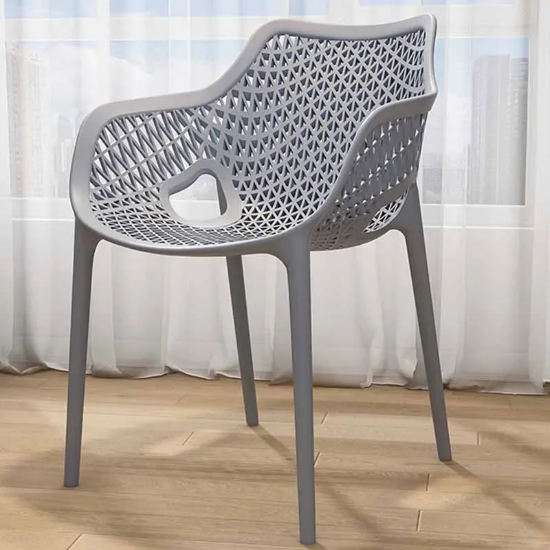 

Stackable Outdoor Dining Chairs Plastic Rustic Mobile Modern Chairs Unique Chaise Lounge Cadeiras De Jantar Home Furniture