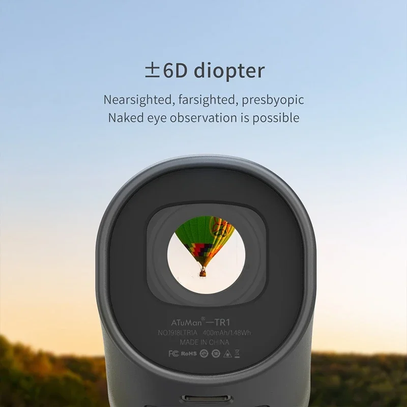 Laser Rangefinder Duka ATuMan TR1 Laser Rangefinder Telescope 800M 1000M 6X Monocular Distance Meter for Golf Sport Hunting Survey Travel