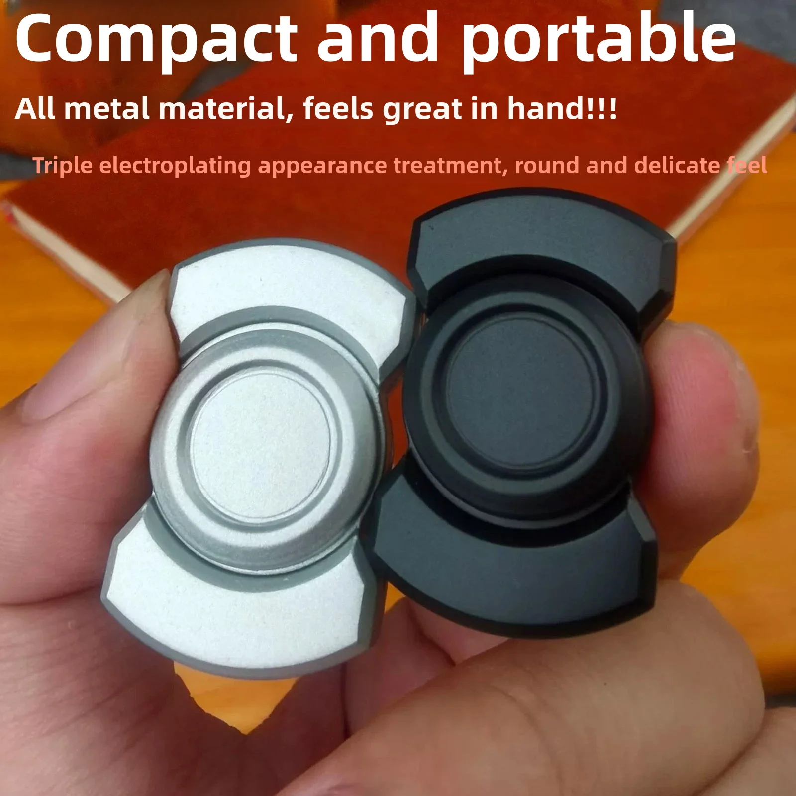 3 in 1 Fidget Spinner-Cliker-Slider Fidget Toys Adults- Magnetic Metal EDC Toys for ADHD, Relieve Stress fidget toys,fidget spinner,fidget toy,fidget spinners,fidget slider toy,fidget toy set,fingertip stress relief toy,fingertip decompression toy,decompression tool toy,finger gyro toy