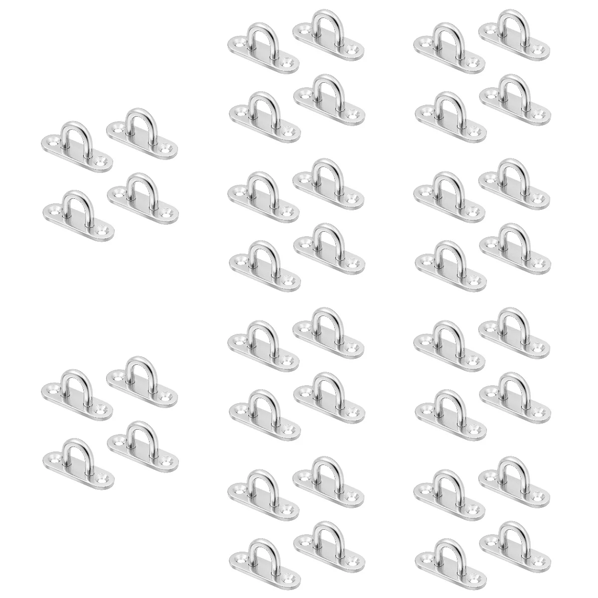 

40 Pcs Plant Stand Heavy Duty Staples Wall Mount Hanging Hardware Hook 1 Screws Hanger