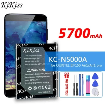 KiKiss Battery KC-N5000A (Air1) 5700mAh for OUKITEL IIIF150 Air 1 pro Air1 pro 1pro Replacement Bateria