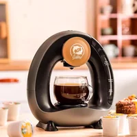 K cup Capsule Coffee Machine Household Semi-automatic Small Coffee Machine 1400W Mini American Coffee Machine 2