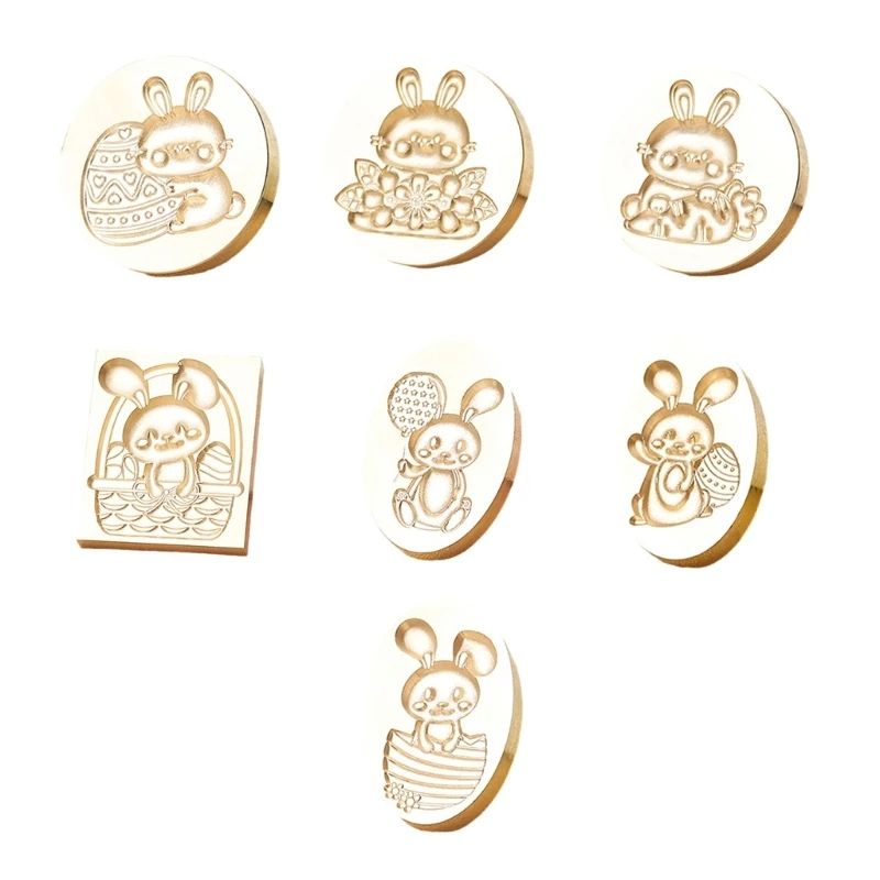 

Emboss Wax Seal Stamp Head Removable Sealing Metal Stamp Head for Gift Envelopes F0T4