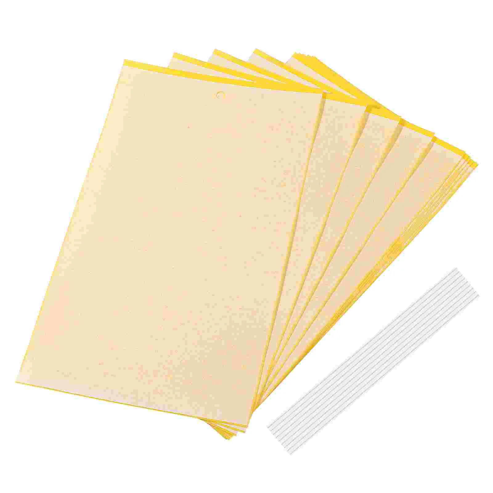 10 Pezzi Trappole Appiccicose Gialle A Doppia Faccia Tavole Da Cattura Volanti Fly Killer Tavole Appiccicose (15X25 Cm)