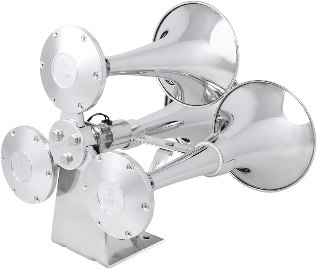 Train Horn with Triple Brass Trumpet for Superior Sound