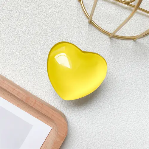 Korean 3D Stained Glass Crystal Ball Phone Holder Heart Retractable Finger Grip Tok Stand For iPhone Samsung Universal Bracket - Image 10