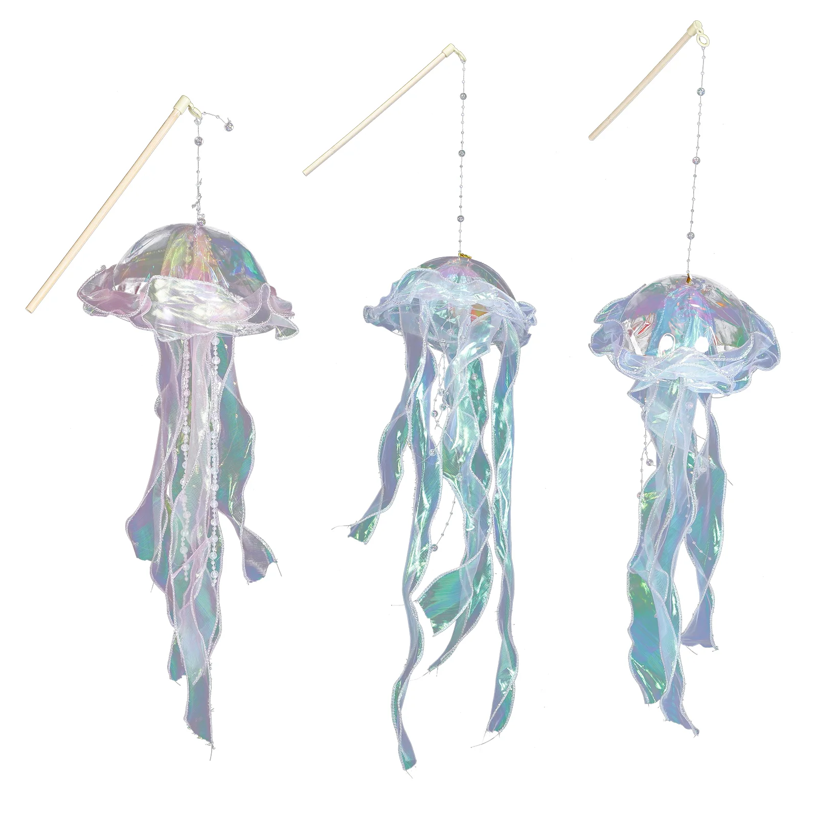 Jellyfish Paper Lanterns Colorful Jellyfish Lamp Hanging Lantern Floating Lamp Mermaid Party Decorations Night Light