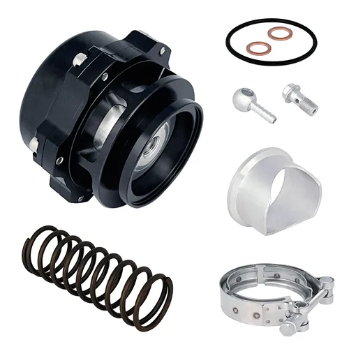 RESO 범용 V 밴드 블로우 오프 밸브 BOV Q 타자, 50mm, 알루미늄 플랜지 용접 포함, 35 PSI, 로고 포함, 고품질 3