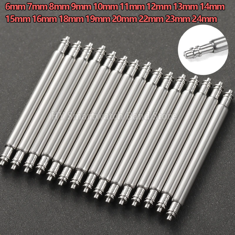 Versatile Metal Watch Band Spring Bar Pins - Multiple Size Options