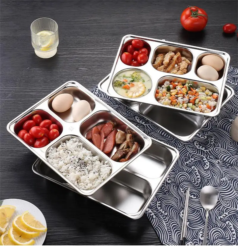 Double Box Microwaveable Stainless Steel Lunch Box - Microwaveable/Divided  Dinner Plate - Shop LiFE RiCH Lunch Boxes - Pinkoi