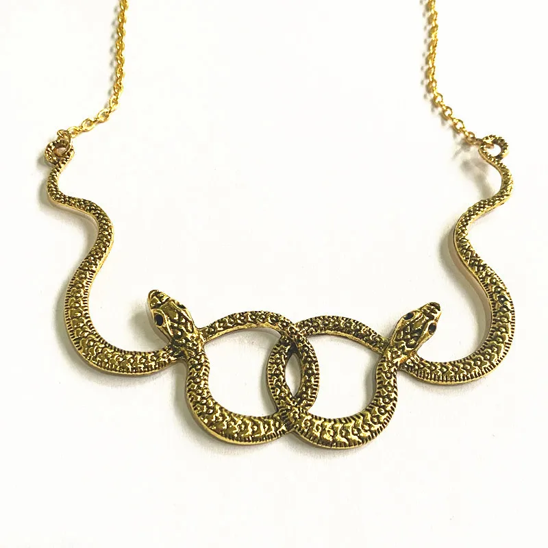 Serpentine Halskette Für Damen Modeschmuck Metallkette_voghion.com