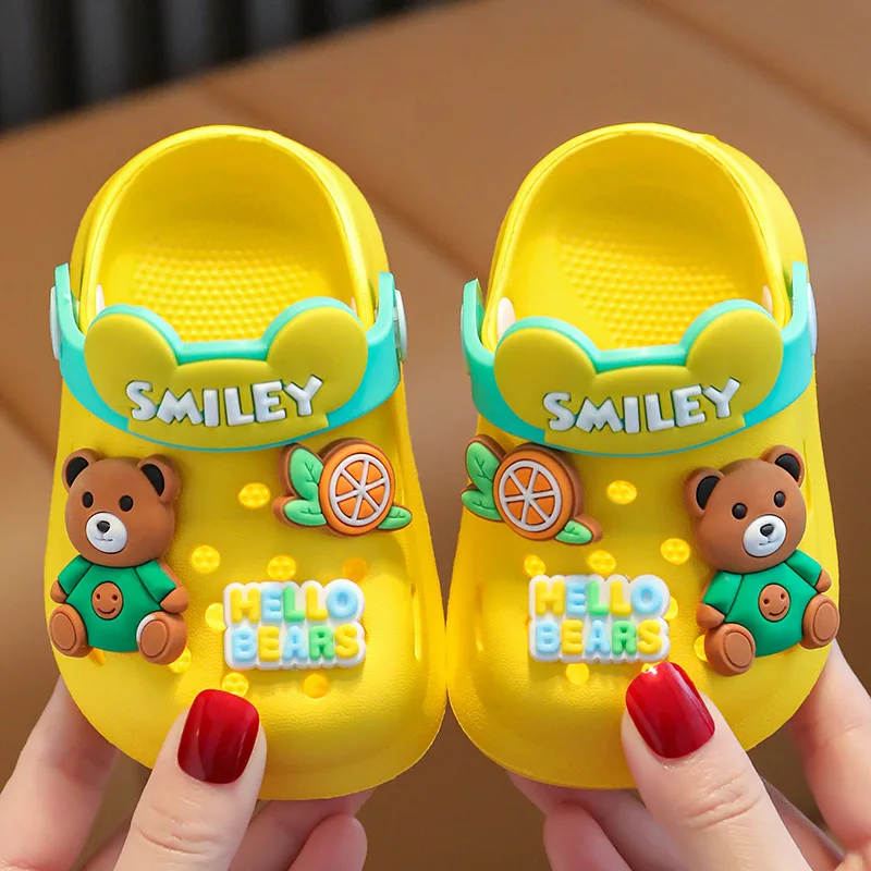 Sandalias Kids Shoes Kids Sandals Summer New Children's Slippers Soft Sole Boy/Girl Slippers Cartoon Girl Sandals Flip Flops