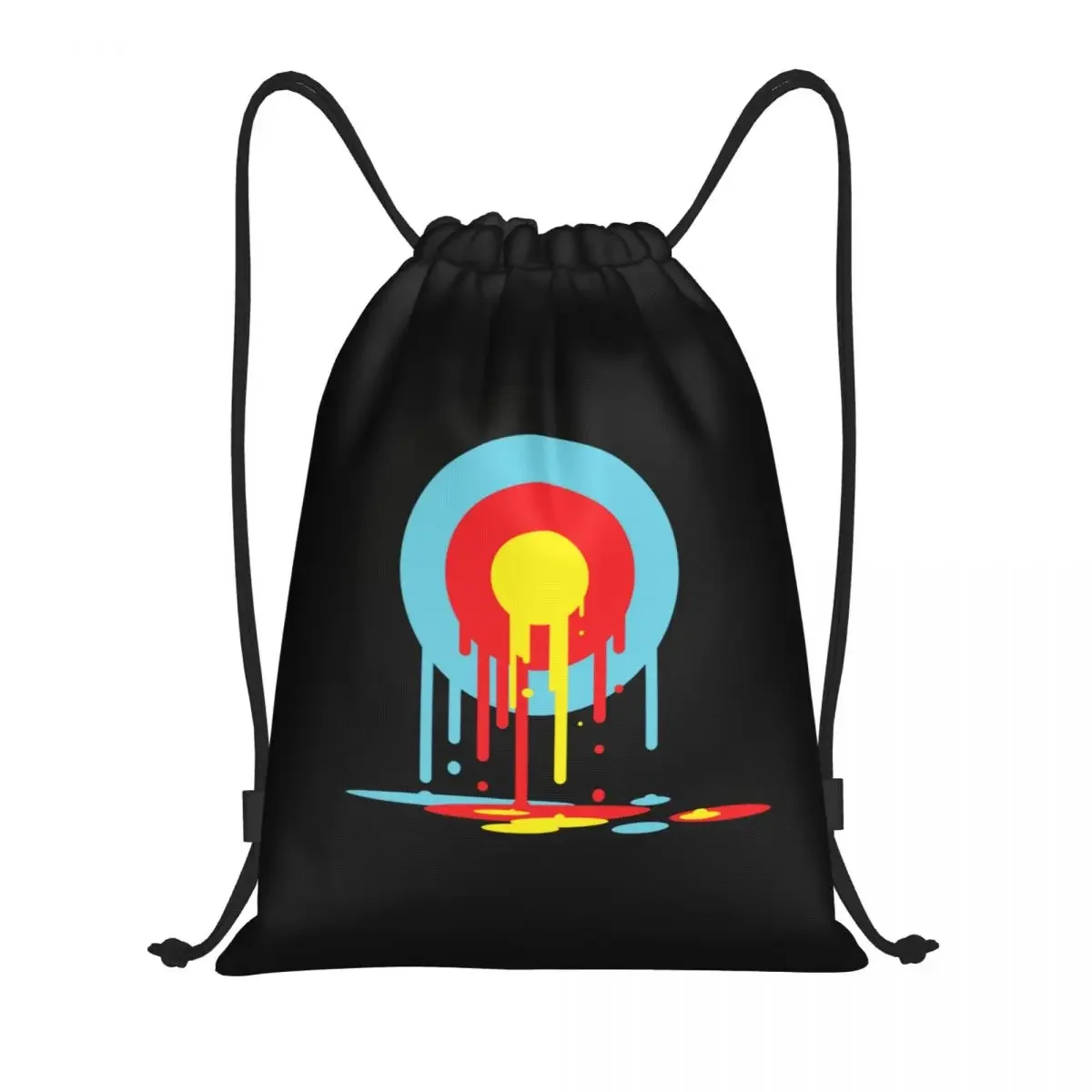 

Custom Weeping Target Drawstring Bags for Training Yoga Backpacks Women Men Archery Archer Darts Shoot Sports Gym Sackpack