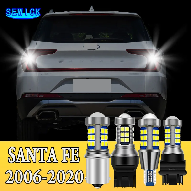 2pcs LED Reverse Light Backup Bulb Accessories For Hyundai Santa Fe 2 3 4 2006-2020 2007 2012 2013 2014 2015 2016 2017 2018 2019