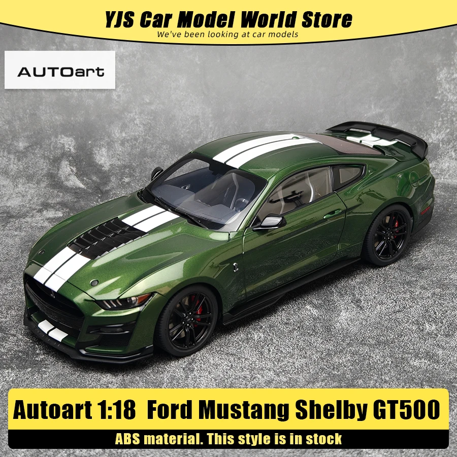 AUTOART New 1/18 scale Ford Mustang Shelby GT500 Green blue Sports