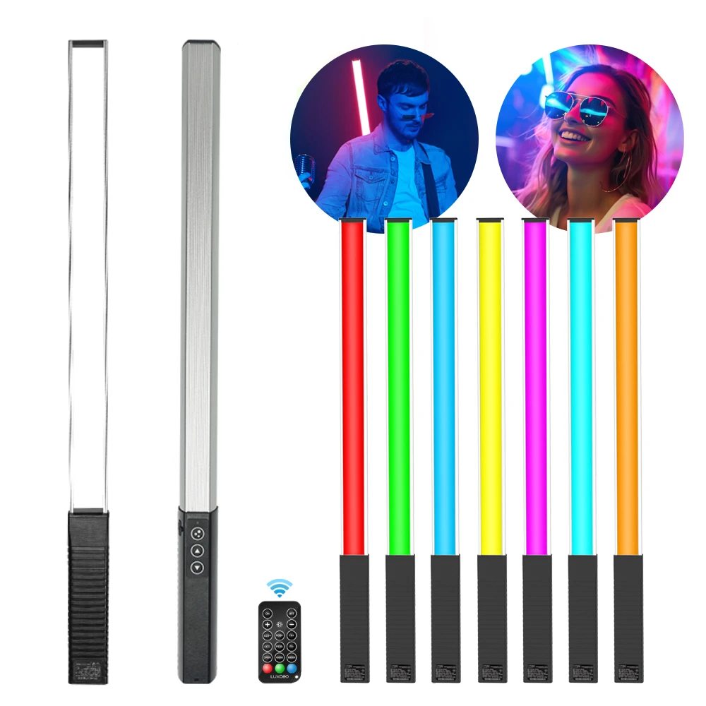 LUXCEO P100 RGB Tube Eclairage Video,Lampe Photo Portable pour Tiktok,Youtube,Tournage Vidéo LUXCEO P100 RGB Tube Eclairage Video,Lampe Photo Portable pour Tiktok,Youtube,Tournage Vidéo