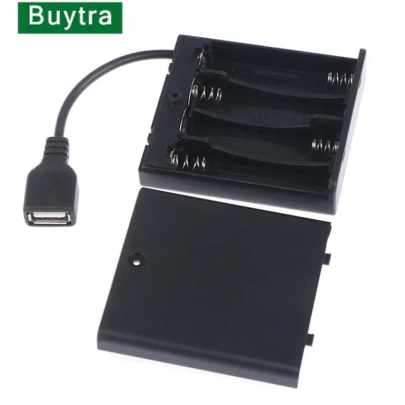 Bloc-piles Portable 5V Pour Enseignes Néon LED - Convertit Un Néon USB En Néon à Piles - Boîtier Transparent