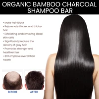 Shampooing au charbon de bambou Regina, nettoie en profondeur le cuir chevelu, crée des cheveux foncés et optiques, améliore la sécheresse, nourrit les cheveux 4
