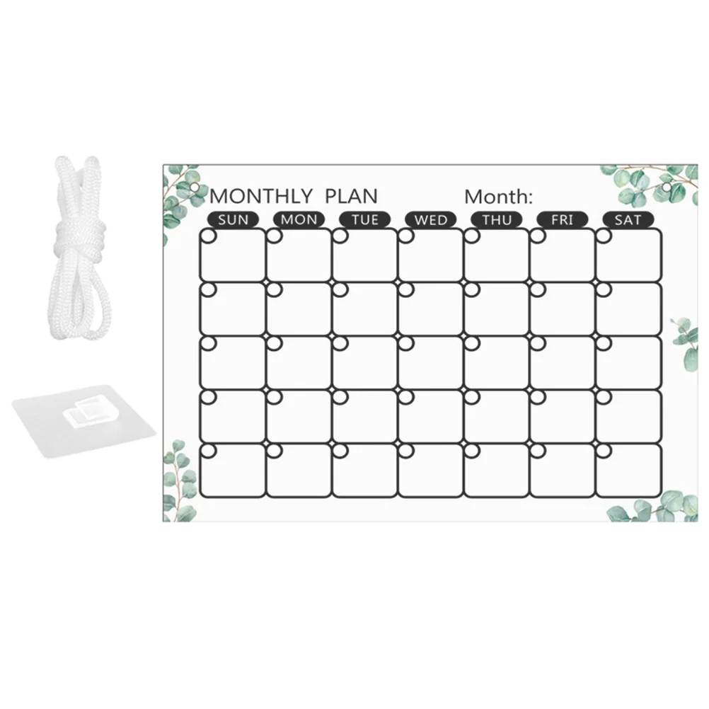

Note Board Erasable Memo Student Desk Calendars Meal Planning Pad Acrylic Students Writing