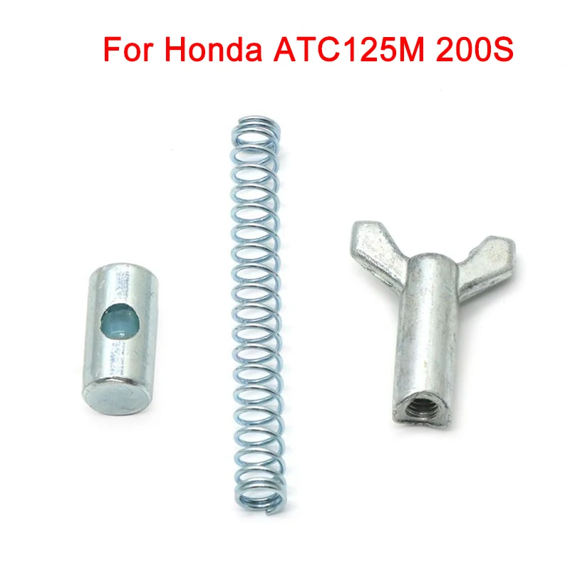 1Set Rear Brake Adjuster Hardware Kit For Honda ATC125M 200S 250SX TRX250 300 250 Includes 1x Spring 1x Brake Rod 1x Nut