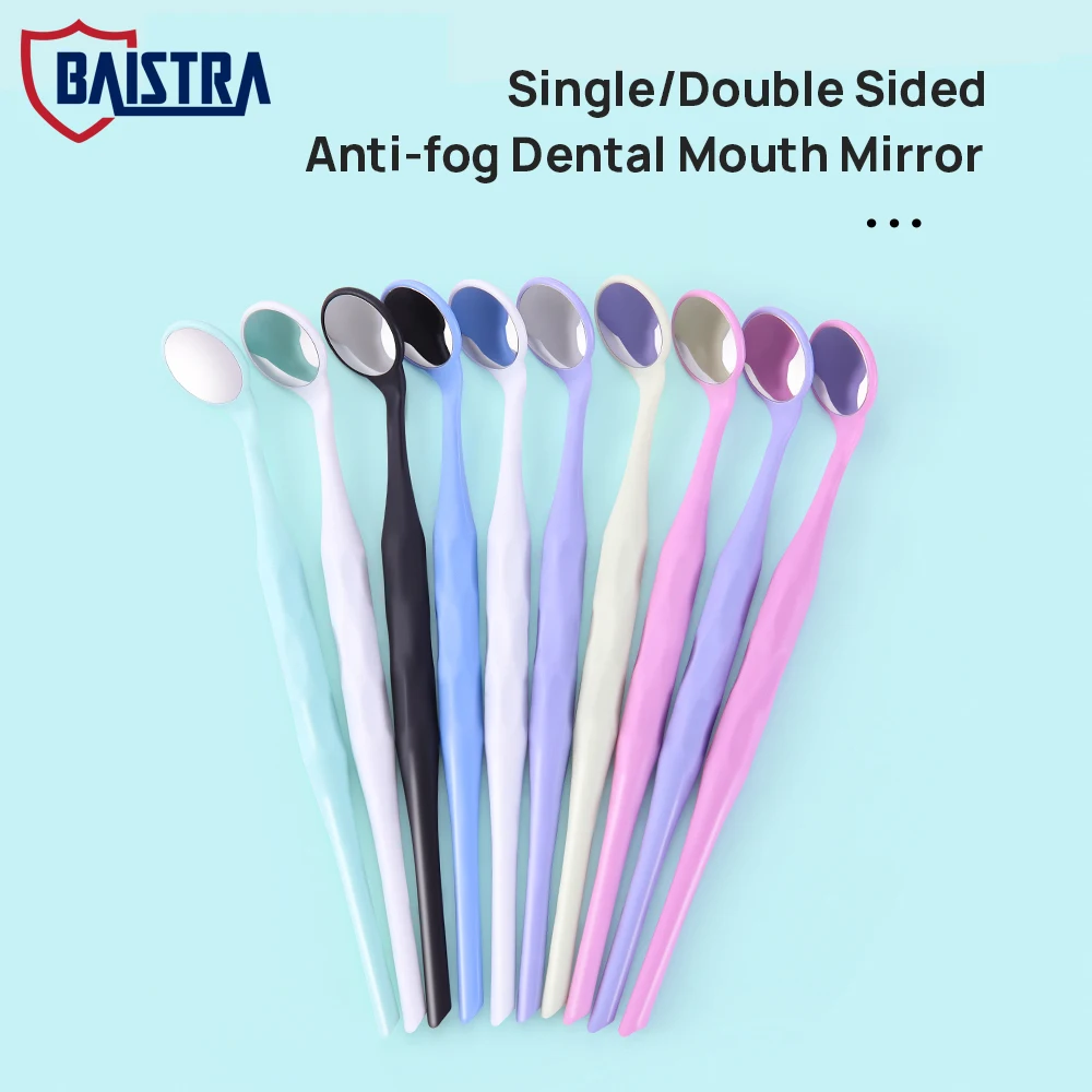 Dental Mirror Mouth Reflectors With Handle Double/single Sided Antifog