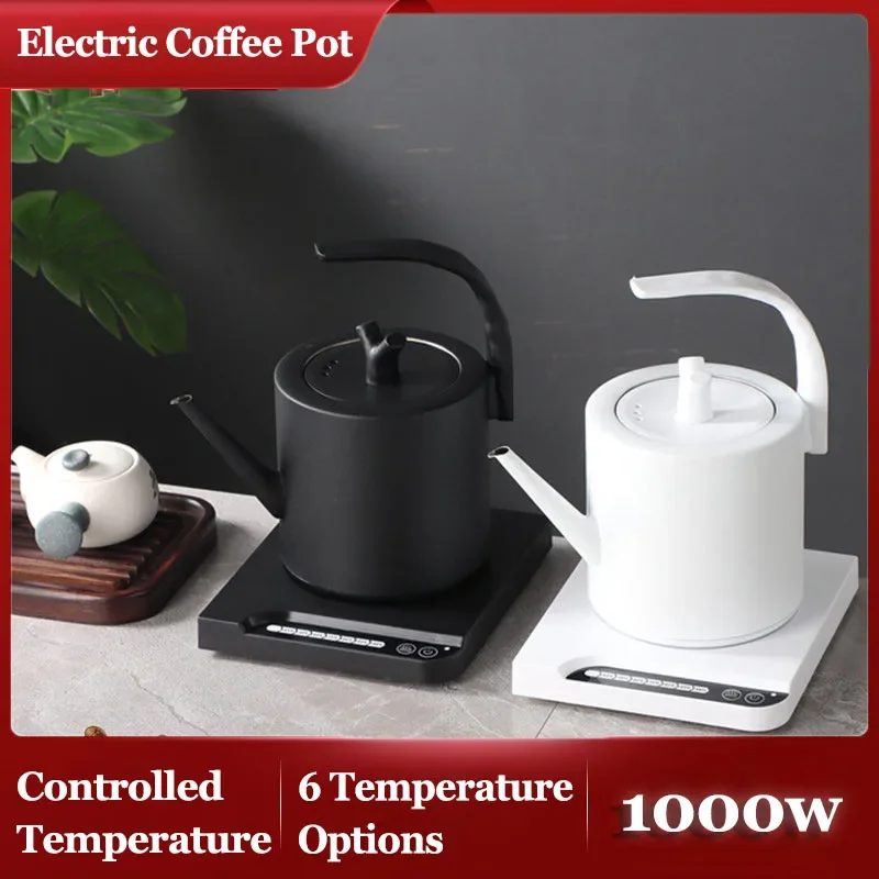 220V Multifunction Electric Kettle Intelligent 6 temperatures Teapot Household Heating Milk Coffee Pot for Restaurant Office