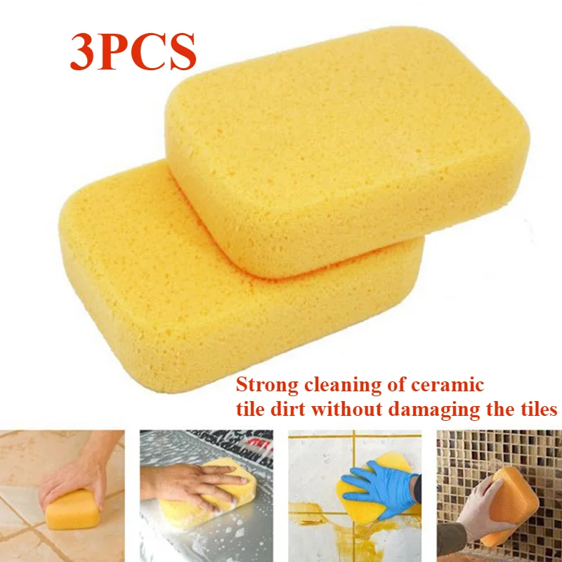 1/3PCS Yellow Soft Dish Bowl Washing Sponge Tableware Cleaning Cloth Kitchen Utensil Accessory Cellulose Dish wash Sponge Eraser dish cleaning cloth kitchen pot brush kitchen cleaning tool