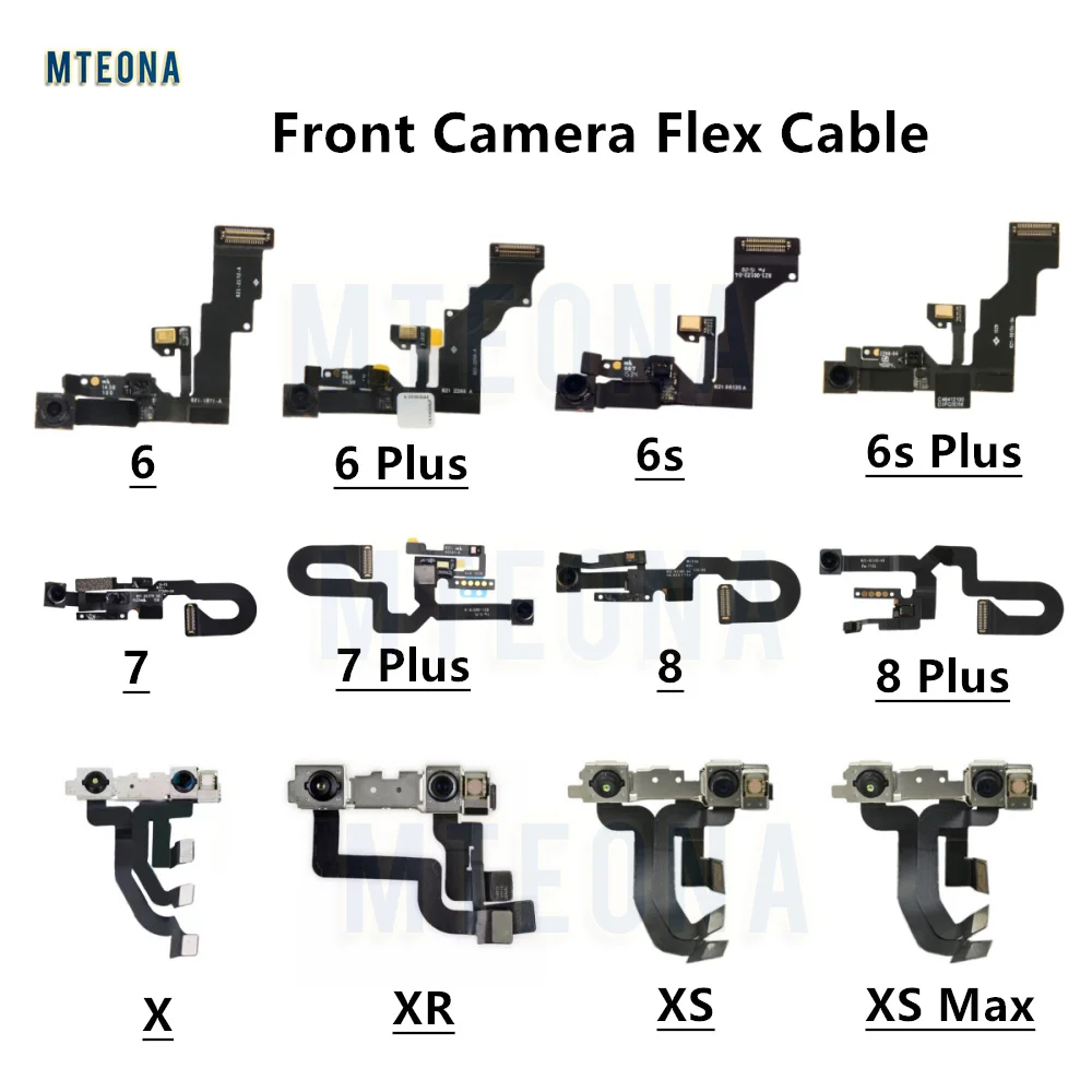 

Маленькая фронтальная камера для iPhone 7, 8 Plus, 6, 6S, X, XR, XS Max, датчик приближения, фронтальная камера, гибкий кабель, запасные части для телефона