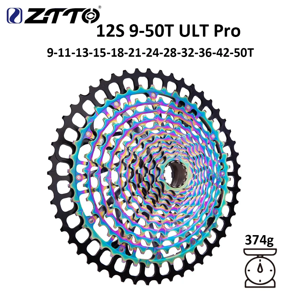 Cassette VTT 9 Vitesses 11-46T Ultra Légère - Large Rapport - 395g