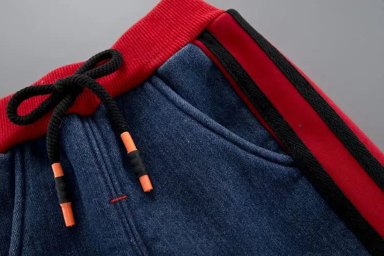 Brand Kids Cartoon Trousers Pant fashion girls and boys hole jeans kids fashion denim pants jean infant clothing kids denim jeans
